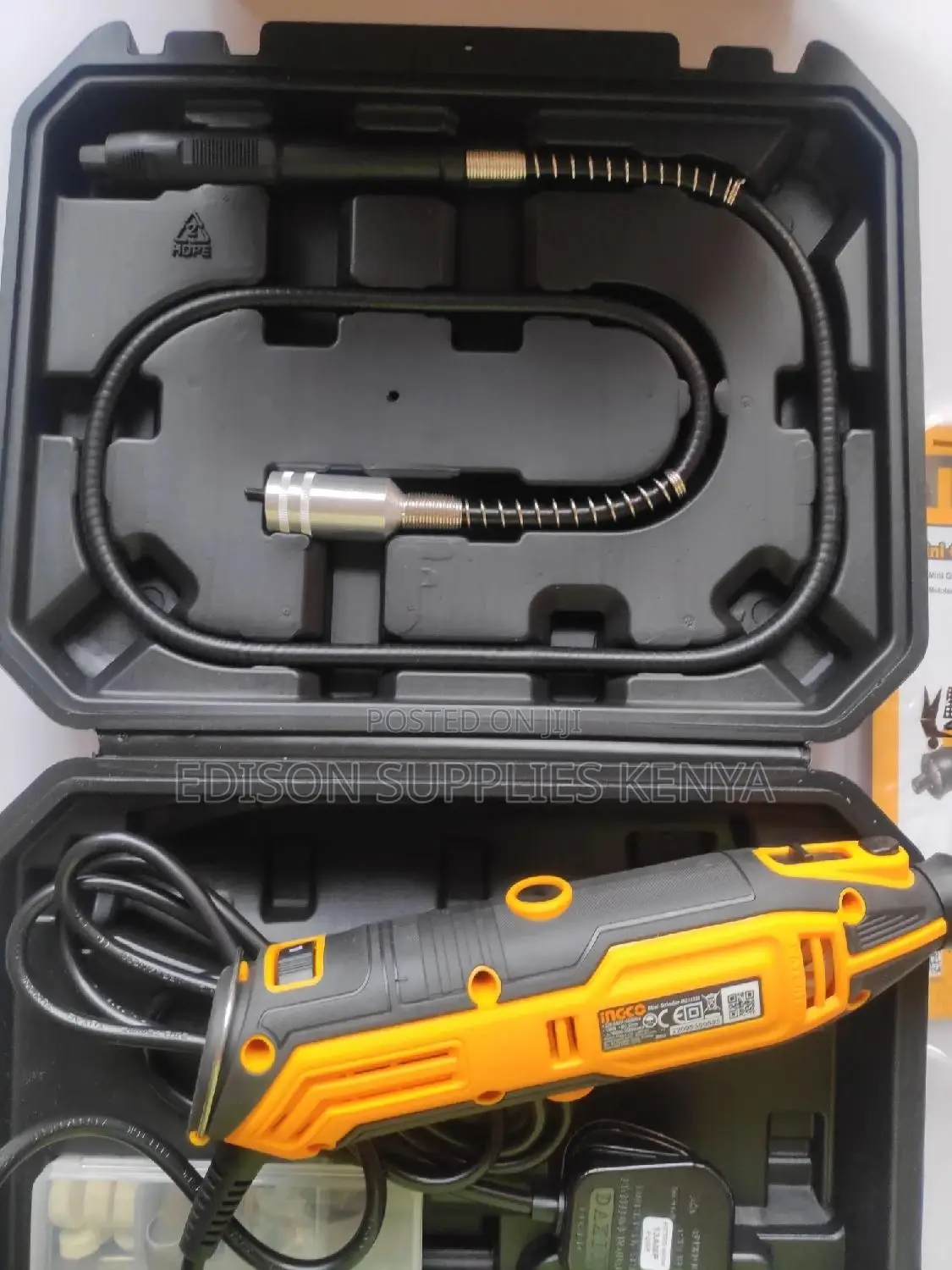 Ingco Mini Grinder + 110pcs Accessories Rotary Die Grinder