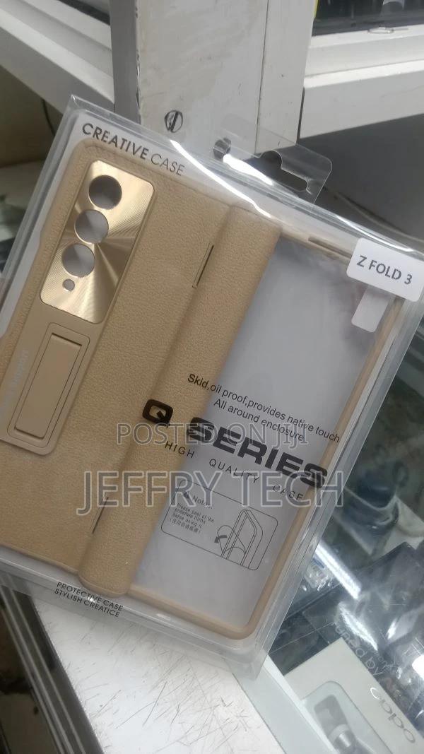 Samsung Galaxy Z Fold 3 Bracket Stand Case Cover With S - thumbnail 2