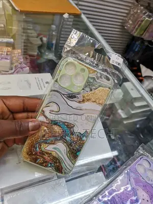 Case for iPhone 13 Pro Max Golden Pearl Marble