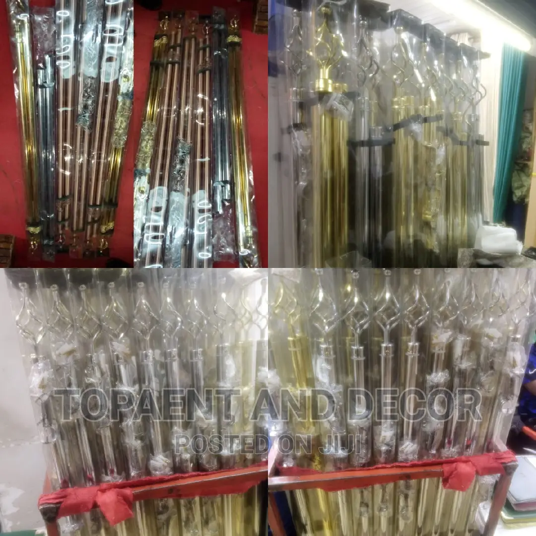 2m Double Curtain Rods 2m Double Curtain Rods Available