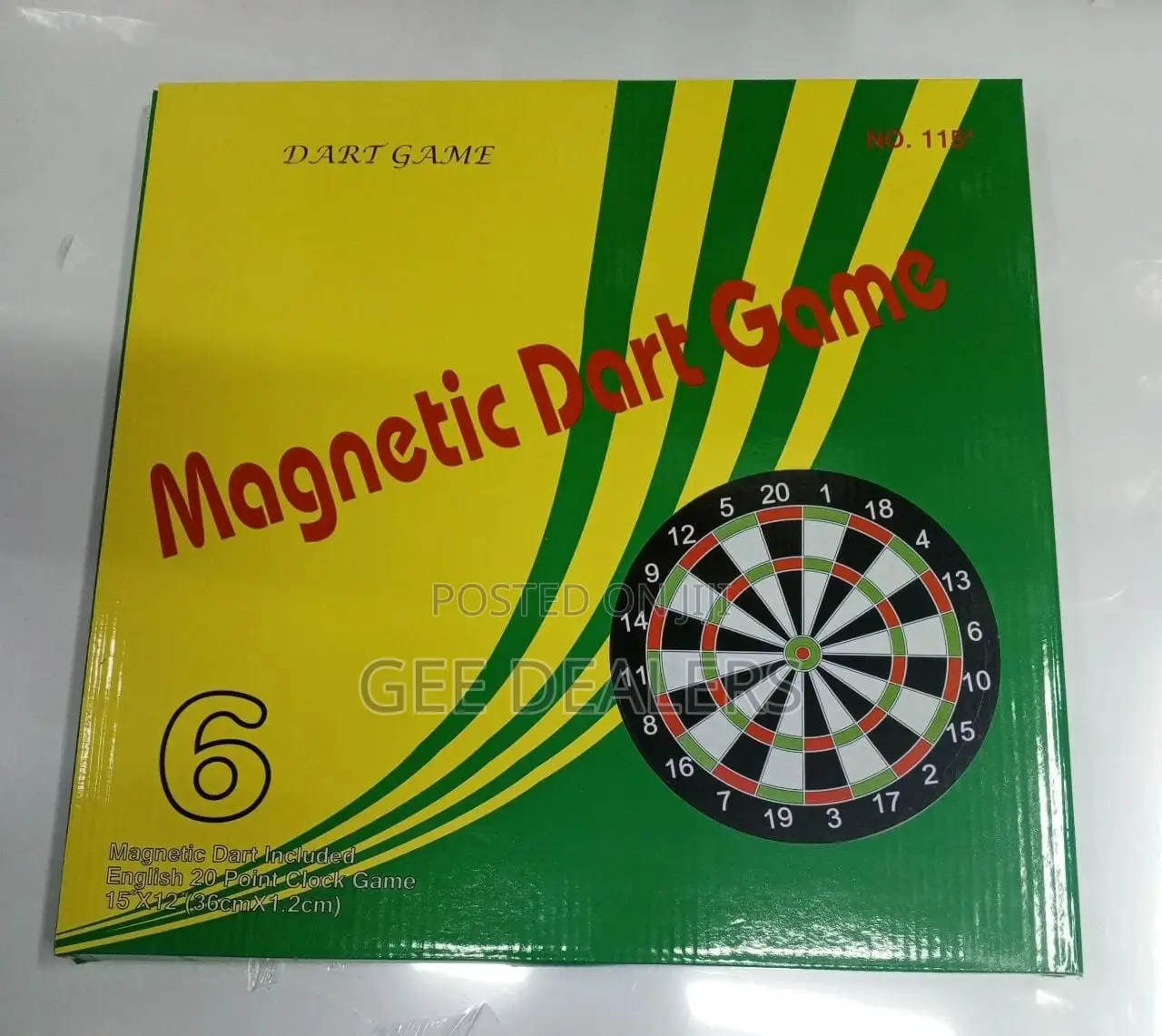 17 Inches Magnetic Dart Board Game