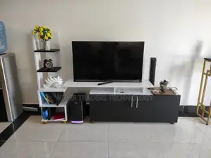 Lima 5feet 2pc Set Tv Stand Wooden Tv Stands With Cabinets