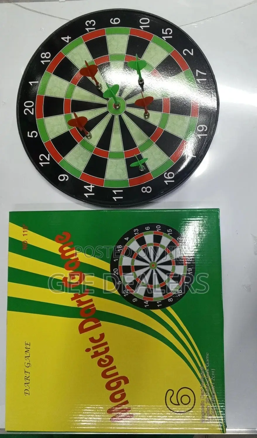Magnetic Dart Board Game With Hanging Slot