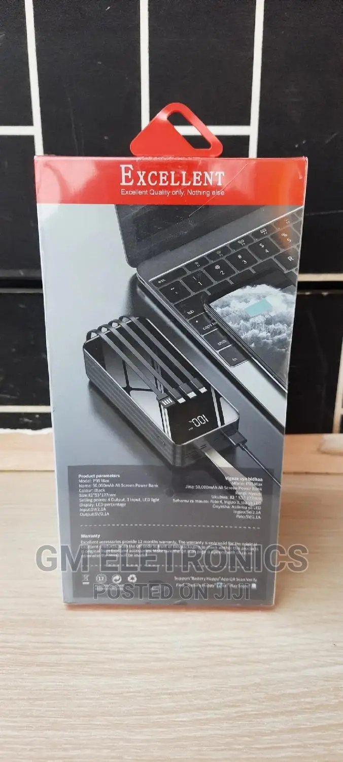 Excellent P95 50000 Mah Power Bank.