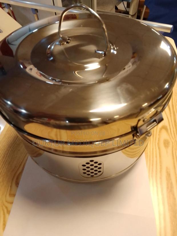 9*6" Sterilization Drum Stainless Steel