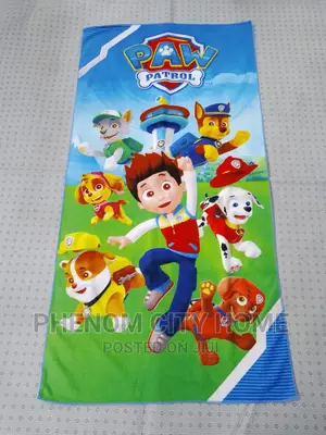 Kids Cartoon Print Towels