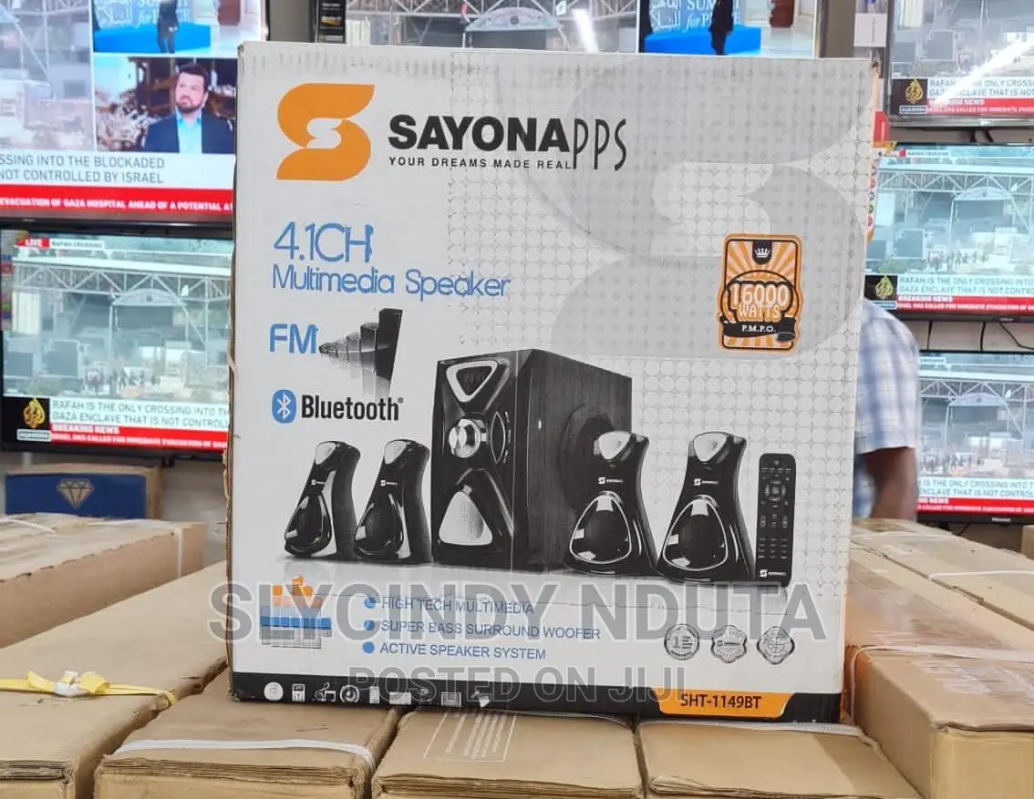 Sayonaapps 4.1ch SHT-1149bt Speaker