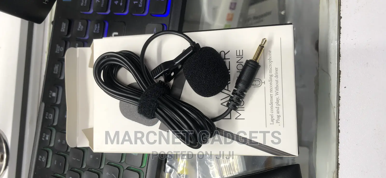 Aux Lavelier Lapel Microphone for Wireless Mic Transmitter