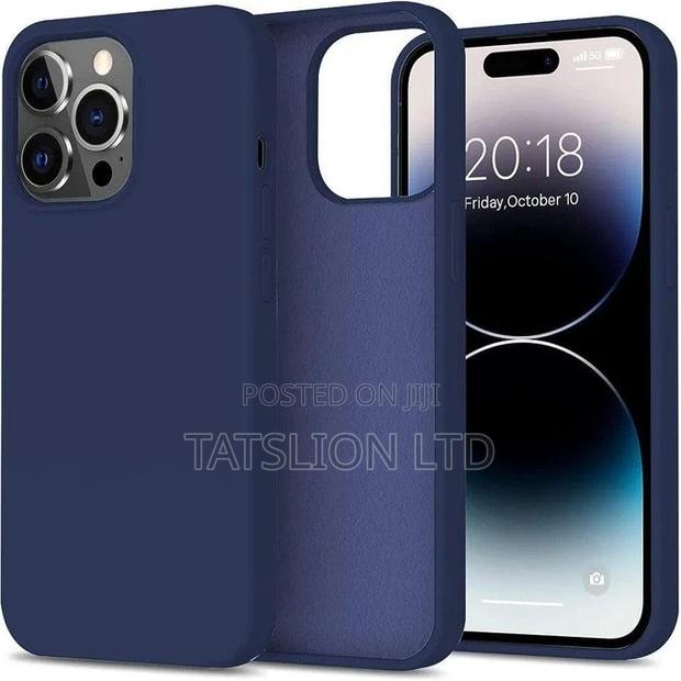 Apple iPhone 15 Pro Max Liqiud Silicone Cover/Case-Blue - main view