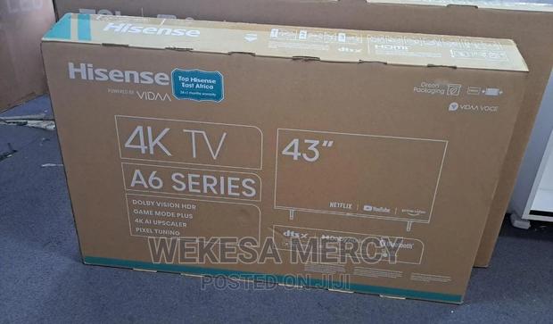 Hisense 43′′ 43a6 Vidaa Smart Uhd Tv - main view