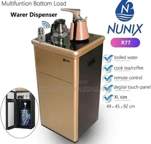 Dispenser/Nunix A1C Hot and Cold Dispenser Black and Brown
