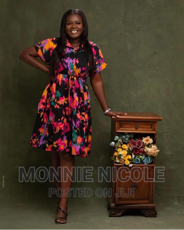 Floral Skater Dress/Good Quality - main view