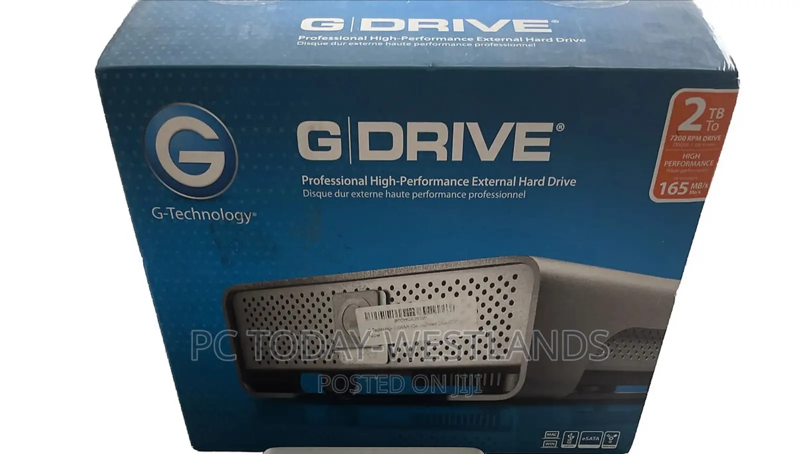 G-Technology G-Drive Professional External Hard Drive 2TB