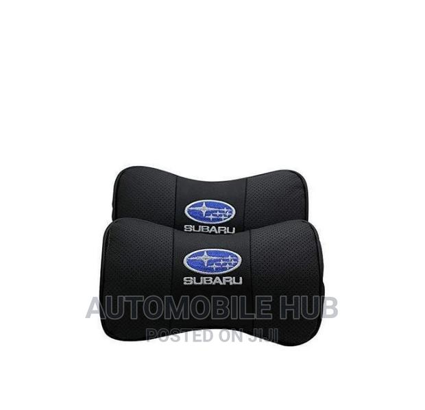 Pu Leather Subaru Headrest/Neckrest - main view