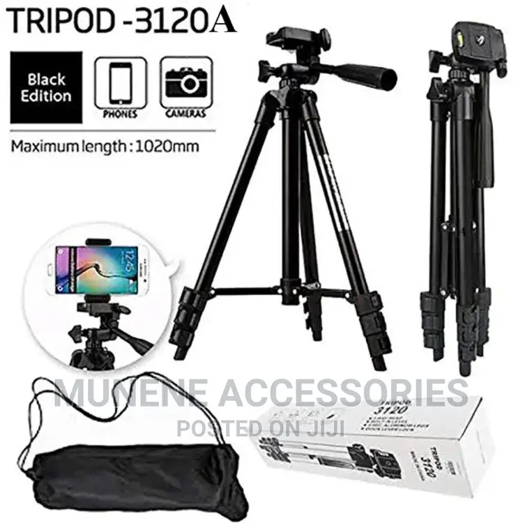 120cm High Pro Portable Adjustable Tripod Camera Stand 3120