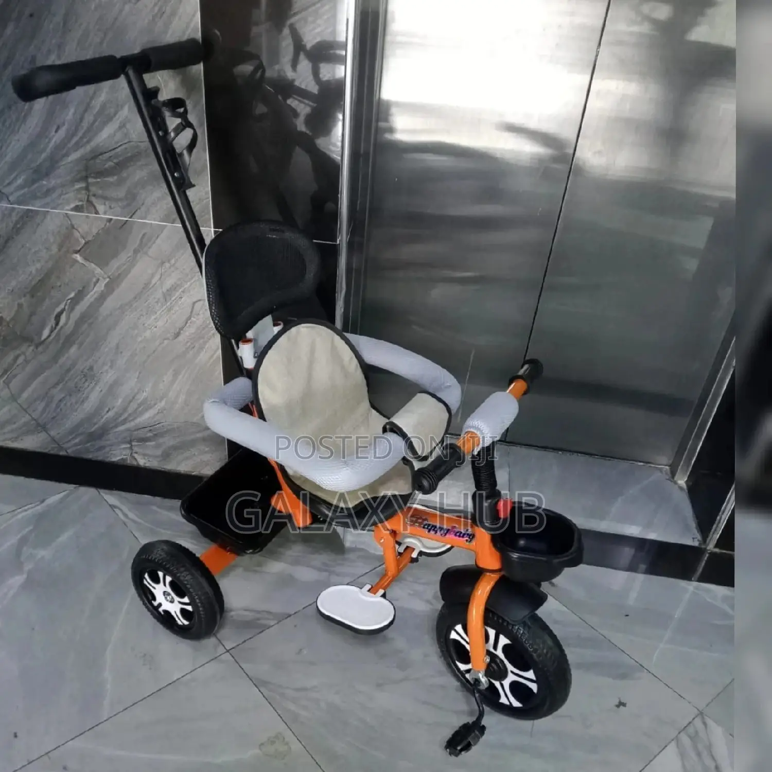 Tricycle, Push Tricycle With Side Bars