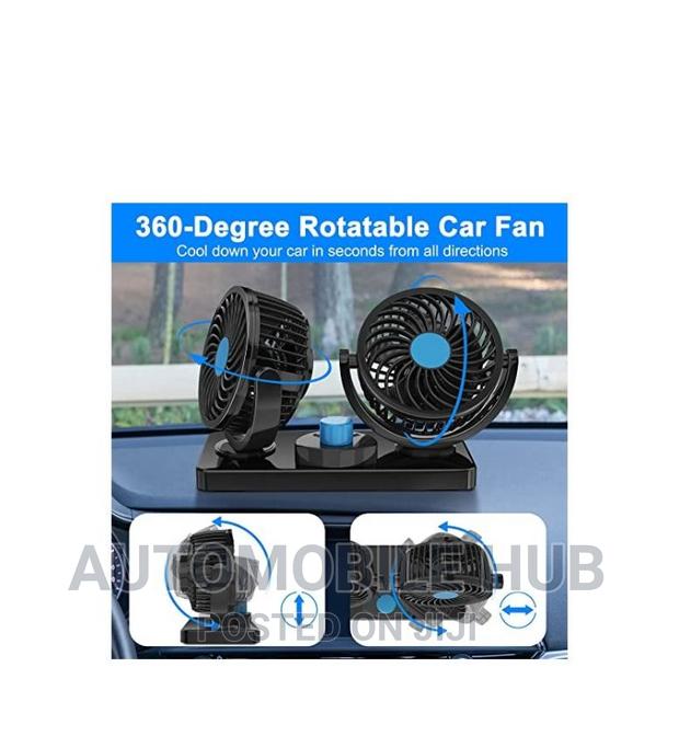 Dual 12v Car Fan - main view