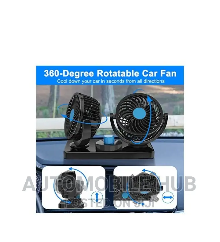 Dual 12v Car Fan