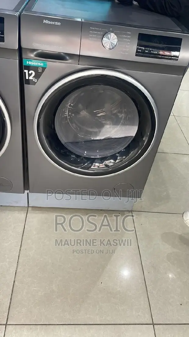 Hisense Washing Machine Front Load 12 Kg Wash and Spin