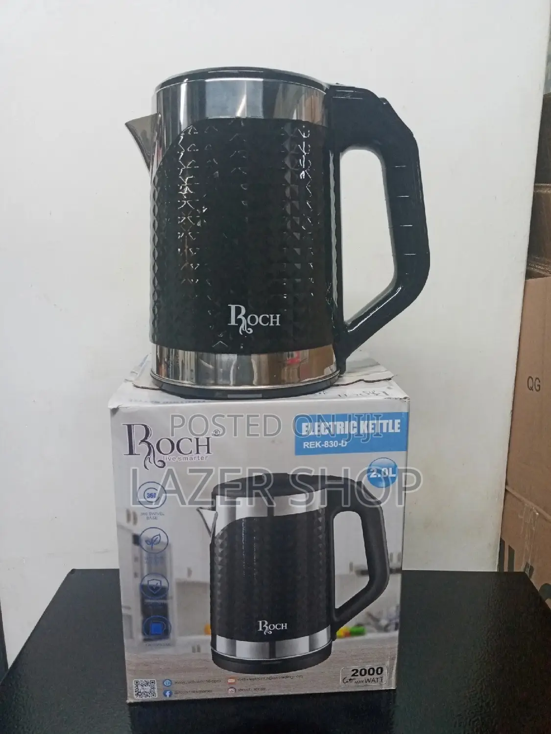 Roch Electric Kettle,Black