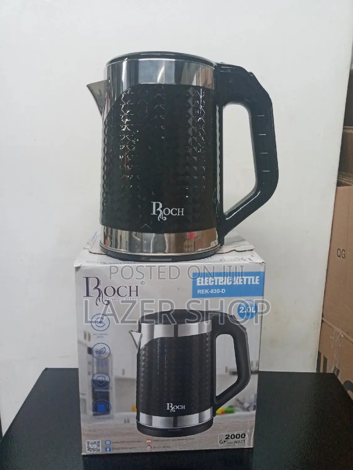 Roch Electric Kettle,Black