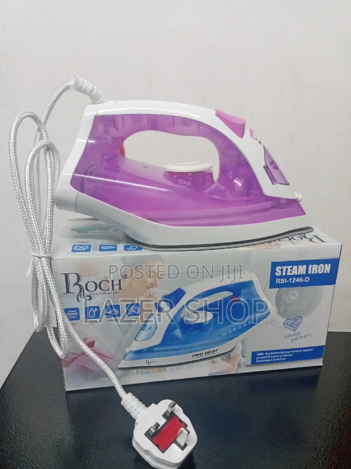 Steam Iron,Pink