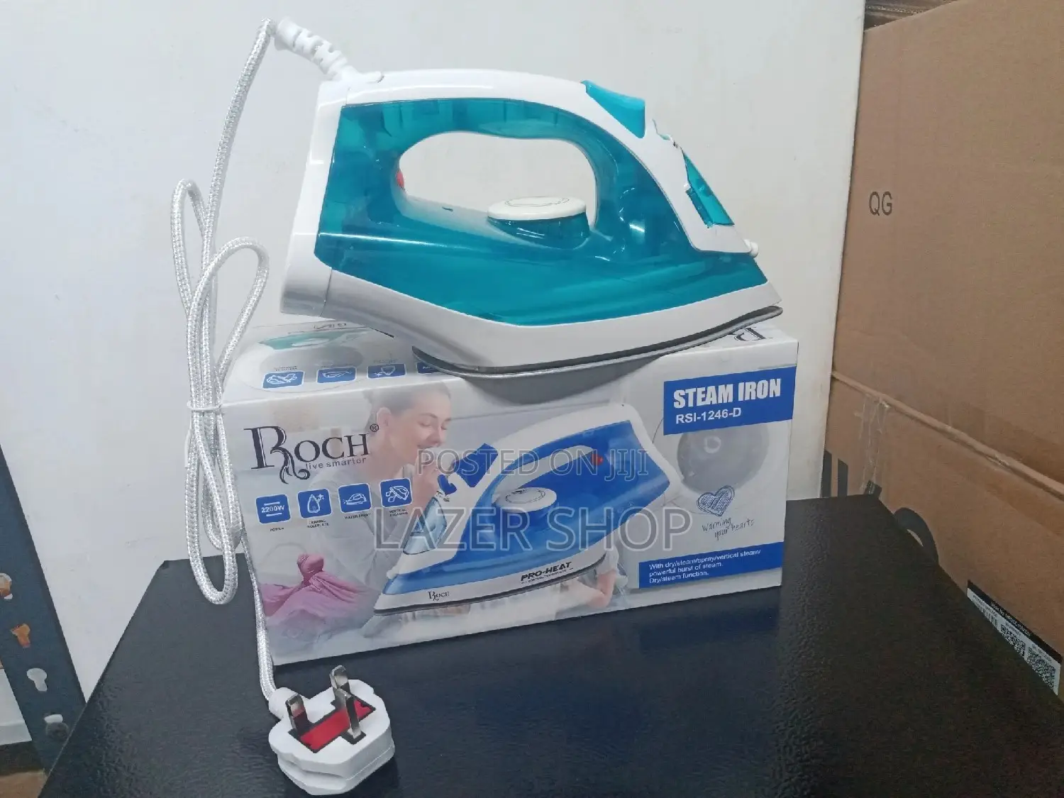 Steam Iron, Blue