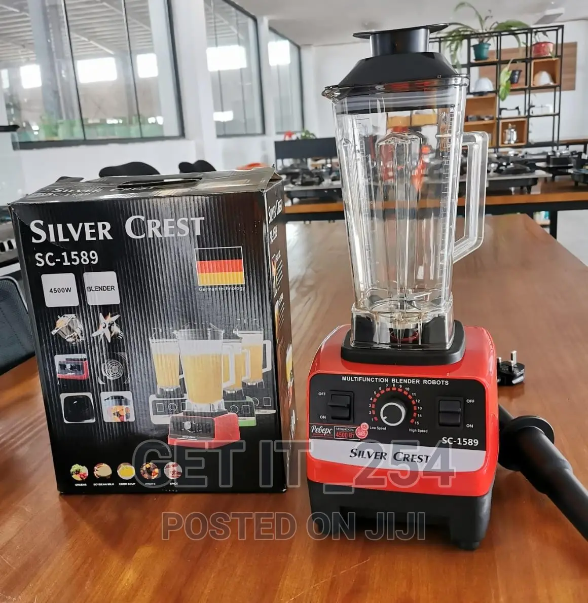 *Commercial Blender*. Brand: *Si Watts: 4,500W