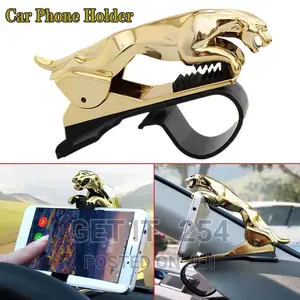 Jaguar Phone Holder 360° Rotating. Gold Black Available