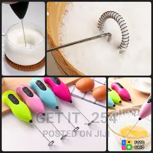 Mini Electric Whisk Mixer Stirrer Stainless