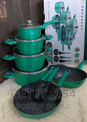 15pcs Edenberg Cookware Set