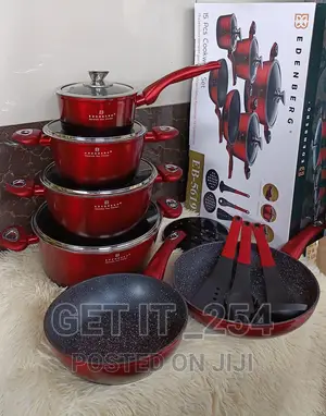 15pcs Edenberg Cookware Set
