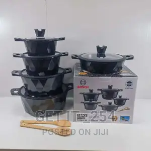 *_Bosch Cookware With Silicon Lid Covers Made in Germany