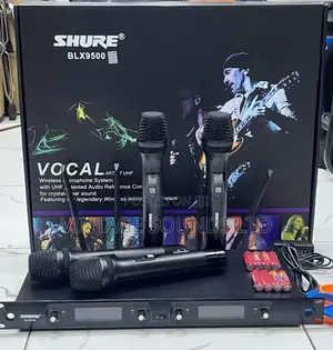Shure Blx9500 Uhf 4pcs Wireless Microphone System