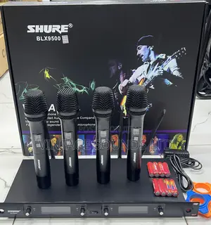 Original Shure BLX-9500 4 Wireless Microphone System (Black)