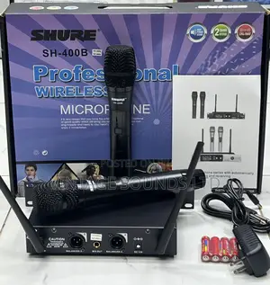 Shure Sh400b Dual Channel Wireless Microphone System