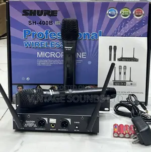 SHURE SH-400B 2pcs Wireless Microphone System