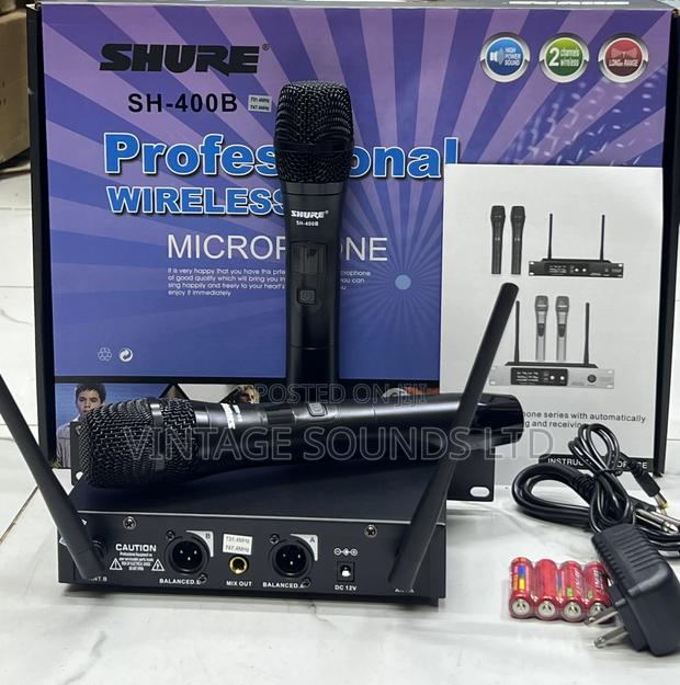 SHURE SH-400B 2pcs Wireless Microphone System - thumbnail 2