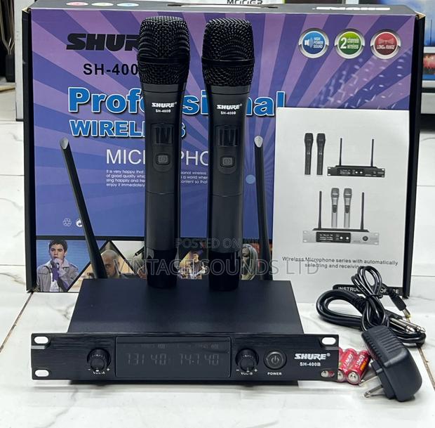 Sh-400b Shure Dual Wireless Microphone System - main view