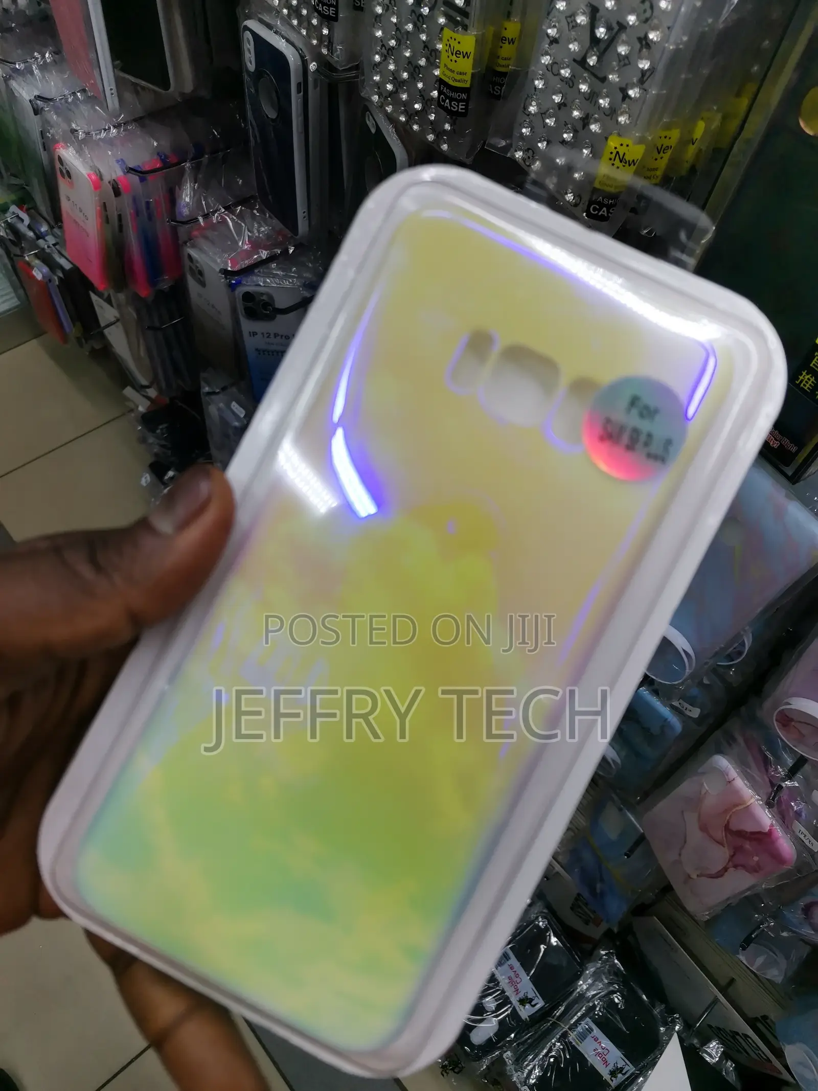 Back Cover for Samsung Galaxy S8 Plus Rainbow Color Stripes