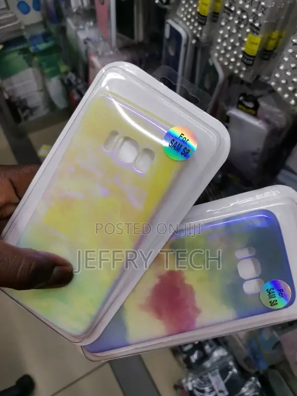 Back Cover for Samsung S8 Rainbow Design