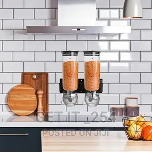 Wall Mounted Cereal Dispensers*
Colour : Black