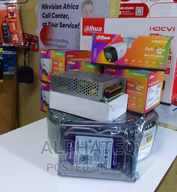Dahua Full Color Dahua 4 HD CCTV Cameras Full Kit 4 Channel