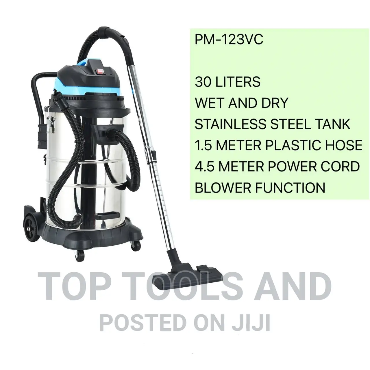 Premier PM-123VC 30 Litres Wet Dry Vacuum Cleaner