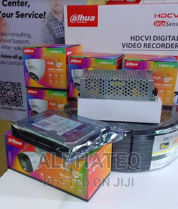 Dahua 2MP Full Color 4 Channel Complete Full Kit