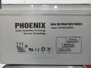 Phoenix 12v-100ah 20hrs Solar Gel Deep Cycle Battery