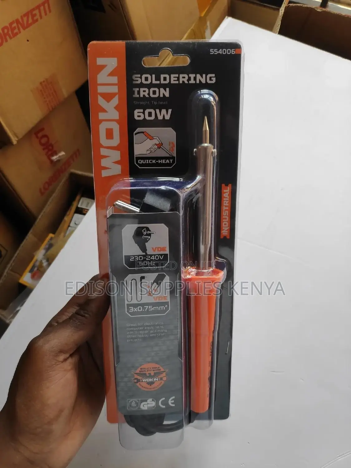 60watts Soldering Iron Wokin Heavy Duty Soldering Gun 60W