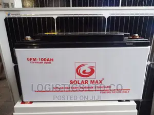 Solarmax 12v-100ah 20hrs Solar Gel Deep Cycle Battery