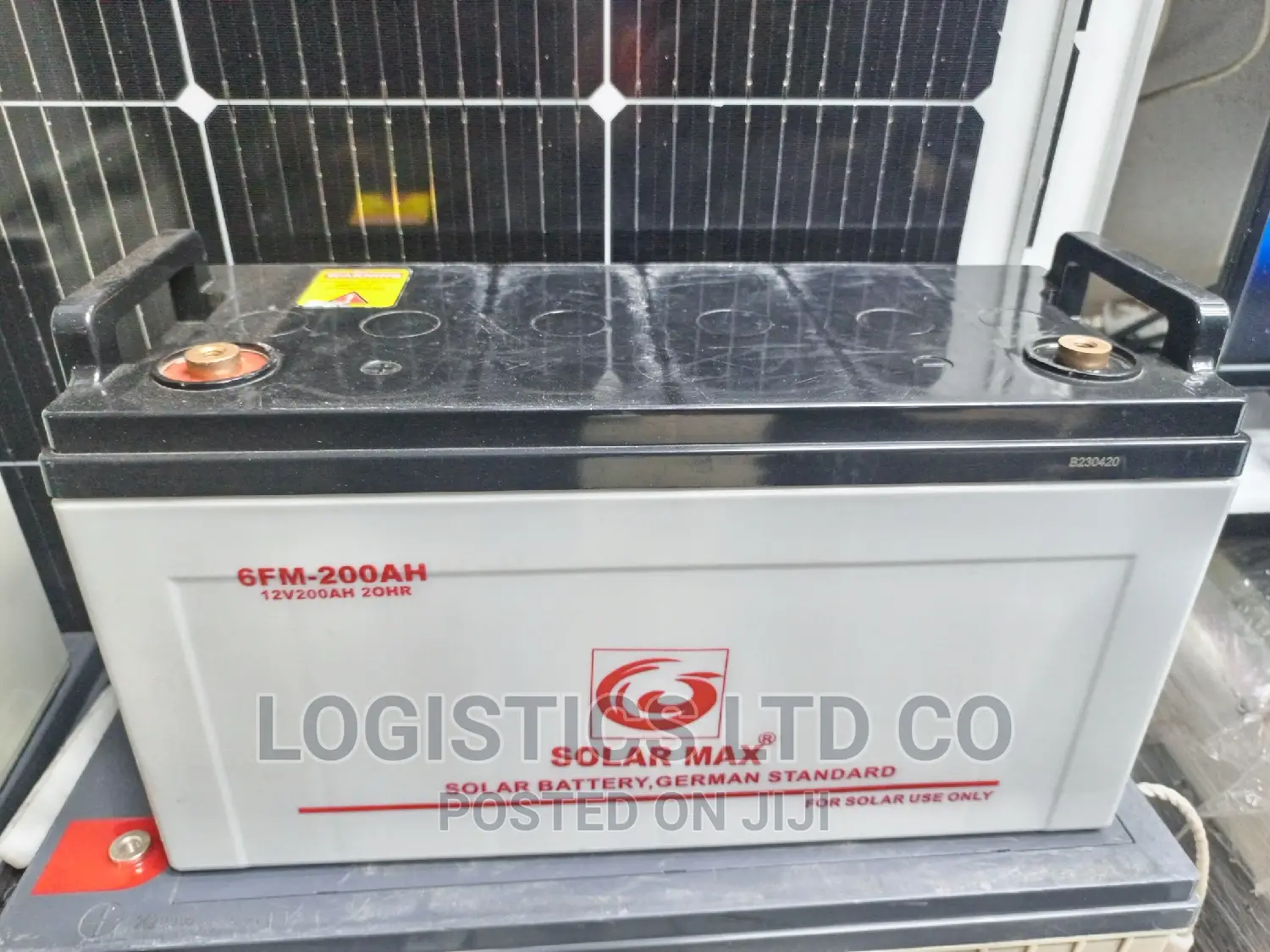 Solarmax 12v-200ah 20hrs Solar Gel Deep Cycle Battery