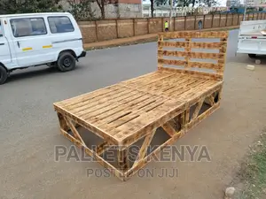 Pallet Bed- 4*6 Detachable and Blazed Pallet Bed. (#PL061 )